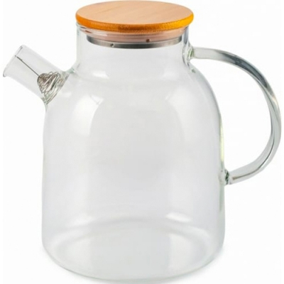 Чайник заварочный PURE 1800мл с бамбуковой крышкой арт.ATT160