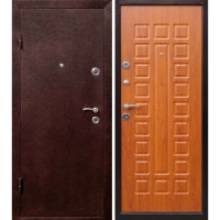 Дверь мет."Йошкар NEW Золотистый дуб (860)L теплая фурнитура внутри (утеплитель мин. вата)