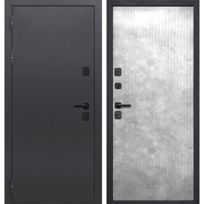 Дверь мет. Термо Эверест Бетон Лофт Грей 860 правая _КЛИМАТИЧЕСКАЯ