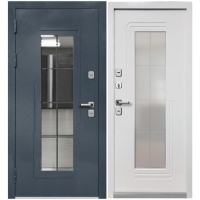 Дверь металлическая климатическая Ferroni Luxor Termo 7 Букле Графит 860 левая