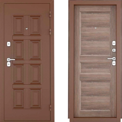 Дверь Винтер 100-2050/980/R Дуб Щале Морёный