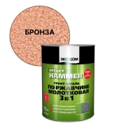 ЭкоДом Грунт-эмаль по ржавчине 3 в1 молотковая (0,9 кг) - бронзовый (65210)