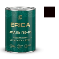 Эмаль ПФ-115 ERICA глянцевая шоколадная 0,8 кг Эмаль ПФ-115 ERICA глянцевая шоколадная 0,8 кг