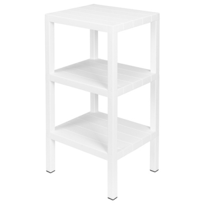 Этажерка прямоугольная nature 384х330х725 мм (белый) арт.4342861 Бытпласт