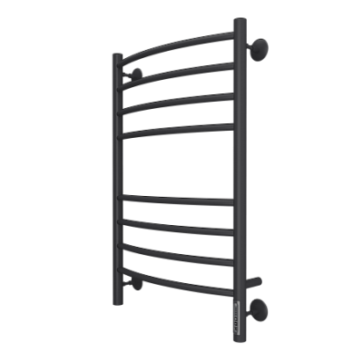 Полотенцесушитель Классик П8 (Конс Сталь) 500 х 800мм ЭЛЕКТРО 9005 матовый (ВСТРОЕН ДИММЕР) TERMINUS