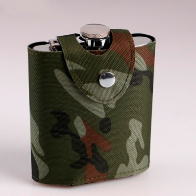Фляжка, 210 мл, 7 oz, "Майор", чехол цвета хаки арт.450284 г.Екатеринбург Фляжка, 210 мл, 7 oz, "Майор", чехол цвета хаки арт.450284 г.Екатеринбург