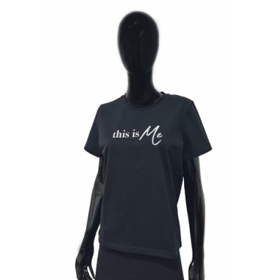 Футболка женская Доброшвейкин Принт черная Это Я размер 48
