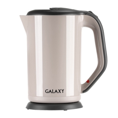 Galaxy GL 0330 БЕЖЕВЫЙ (6шт) Чайник электрический 2000 Вт, 1,7л, скрытый нагревательный элемент, дво