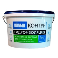 Гидроизоляция полимерная Волма Контур готовая 5кг