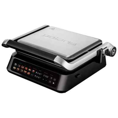 Гриль электрический Polaris PGP 3015 Серебряный/Черный