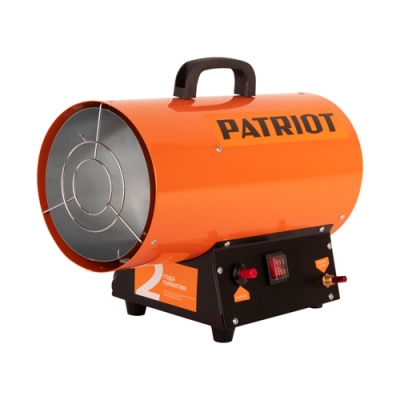 Калорифер газовый PATRIOT GS 12, 12 кВт, 320 м?/ч, пьезо поджиг, редуктор, шланг.