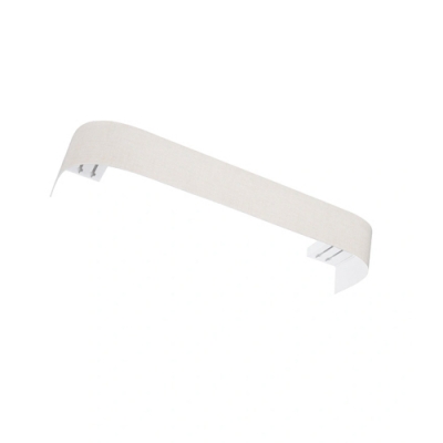 Карниз "Монолит" 7 см с поворотами 1,6 м 2-х рядный бежевый лен