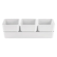 Кашпо "Фиори" Трио Цв. Белый (Арт. КШ-0520)