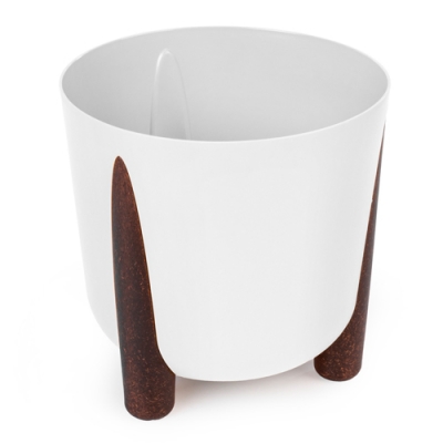Кашпо на ножках Жардин Альтернатива 21л с дренажной вставкой белый (уп.2) М9127 Кашпо на ножках Жардин Альтернатива 21л с дренажной вставкой белый (уп.2) М9127