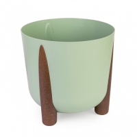 Кашпо на ножках Жардин Альтернатива 9л с дренажной вставкой оливковый (уп.4) М9143 Кашпо на ножках Жардин Альтернатива 9л с дренажной вставкой оливковый (уп.4) М9143