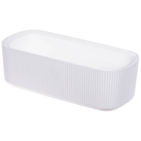 Кашпо СТРИП IDEA 290х130мм 1,7л со вставкой белый М3251 Кашпо СТРИП IDEA 290х130мм 1,7л со вставкой белый М3251