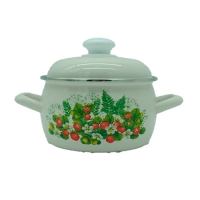 Кастрюля 3.5 л Лысьвенские эмали С-4213АП2/4Жм Земляничное лето