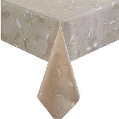 Клеенка Bogema 8880A3 шелкография на ткани (беж) 0,28мм*1,37м*20м