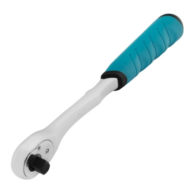 Ключ-трещотка 3/8", CrV, 90 зубьев, усиленный, хром// Gross арт.14054