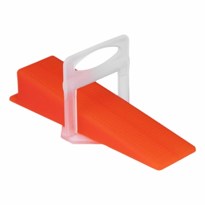 Комплект зажим + клин для системы выравнивания плитки СВП Ворота XL, 200/100 шт. в пакете// Matrix а