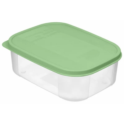 Контейнер Verona Homver 1,3л прямоугольный с гибкой крышкой зеленый 1351