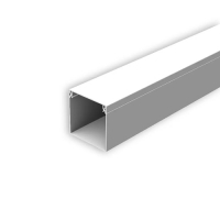 Короб кабельный 40х40мм 2,0м "Идеал", 001 Белый