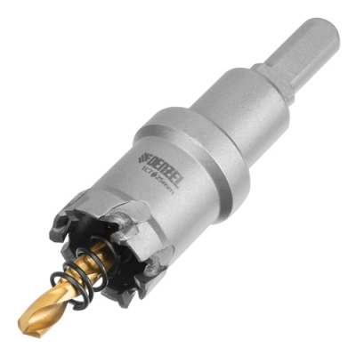 Коронка по металлу твердосплавная, 25 мм //Denzel арт.724005 Коронка по металлу твердосплавная, 25 мм //Denzel арт.724005