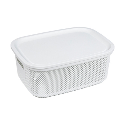 Корзинка с крышкой "Лофт" 12л (Белый)