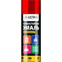 Краска аэрозольная термостойкая Ultima красный 520 мл ULT Т002