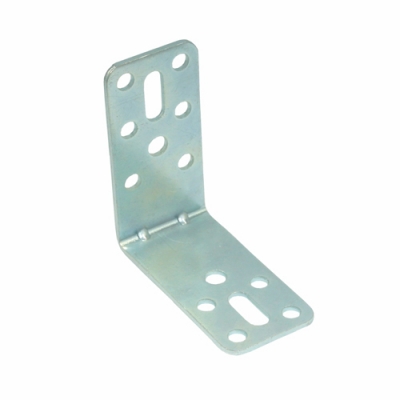 Крепежный уголок регулируемый Металлист 62*62*30*2.0 цинк (100шт)