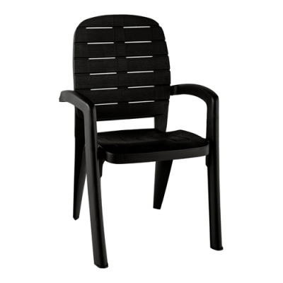 Кресло пластиковое Прованс шоколадный