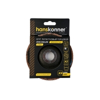 Круг зачистной лепестковый ЦИРКОНИЕВЫЙ Hanskonner 125х22 H9010-01-125x22-100ZTC зерно 100