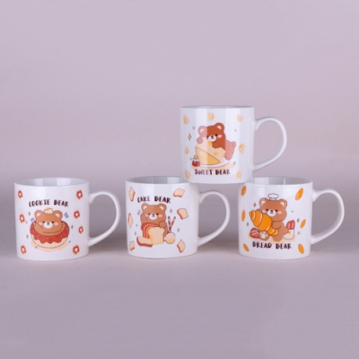 Кружка 380мл микс, Mmm bear 7982