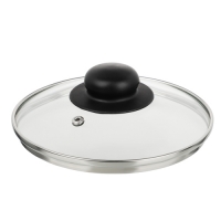 Крышка стеклянная Гала-Центр 16см с металлическим ободком, в сборе