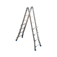 Лестница ТТ44 алюминиевая шарнирная телескопическая 4x4