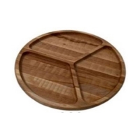 Менажница круглая "три луча", 3 отсека, d29х2см. 2К-027wd арт.2К-027wd