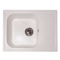 Мойка GranAlliance G-23 (630х490мм) молочная с сифоном