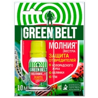 Молния Экстра Green Belt КЭ (защита от насекомых) (флакон 10мл) в пакете 350 штук 01-494 Молния Экстра Green Belt КЭ (защита от насекомых) (флакон 10мл) в пакете 350 штук 01-494