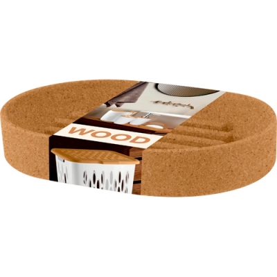 Мыльница Keeplex Wood 12x8,3x2см KL5006