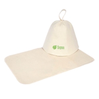 Набор из 2-х предметов (шапка Банные штучки, коврик) "Банные штучки" войлок, 100% шерсть / 5 42017 Набор из 2-х предметов (шапка Банные штучки, коврик) "Банные штучки" войлок, 100% шерсть / 5 42017