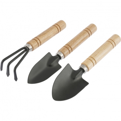Набор по уходу за комнатными растениями, деревянные рукоятки, 3 предмета// Palisad арт.63043