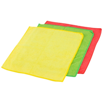 Набор салфеток из микрофибры 3шт MFS-02/3, размер: 30х30см арт.310239