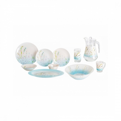 Набор столовый TROMPETTE TURQUOISE 46 предметов арт.P1286