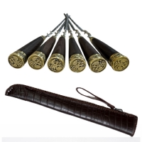 Набор в кожаном чехле средний с ремнем на рукоять (герб) (ЭЛИТ)арт.2К-059el