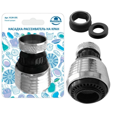 Насадка-рассеиватель на кран 6,2x3,5см VL34-191