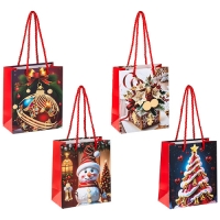 Пакет подарочный Волшебная страна Сказка, размер XS 12*14*6см, 4 дизайна в ассортименте 110428