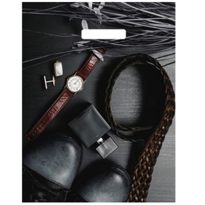 Пакет с вырубной ручкой 31х40 (60) Артпласт (Подарок для него) Глянцевый ВУР58081