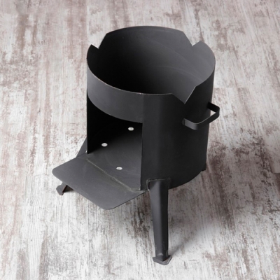 Печь под казан на 10 л. без дверцы D-34мм, толщ.мет. 2 мм п. Узбекистан