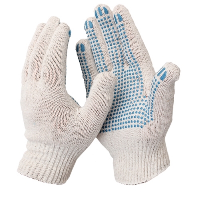 Перчатки 10класс (4 нити) с ПВХ