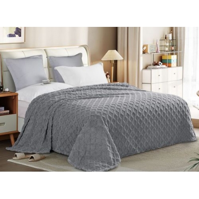 Плед Доброшвейкин Велсофт 160*190см вафля 002